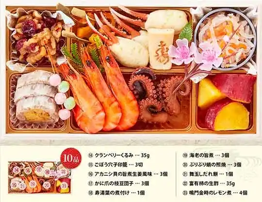 芹生の御節「絢爛」御重2