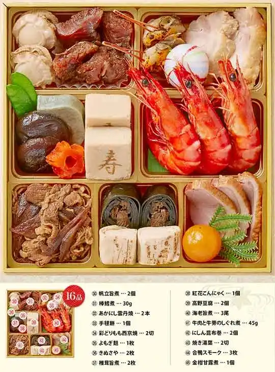 水簾の御節「瑞兆」御重3