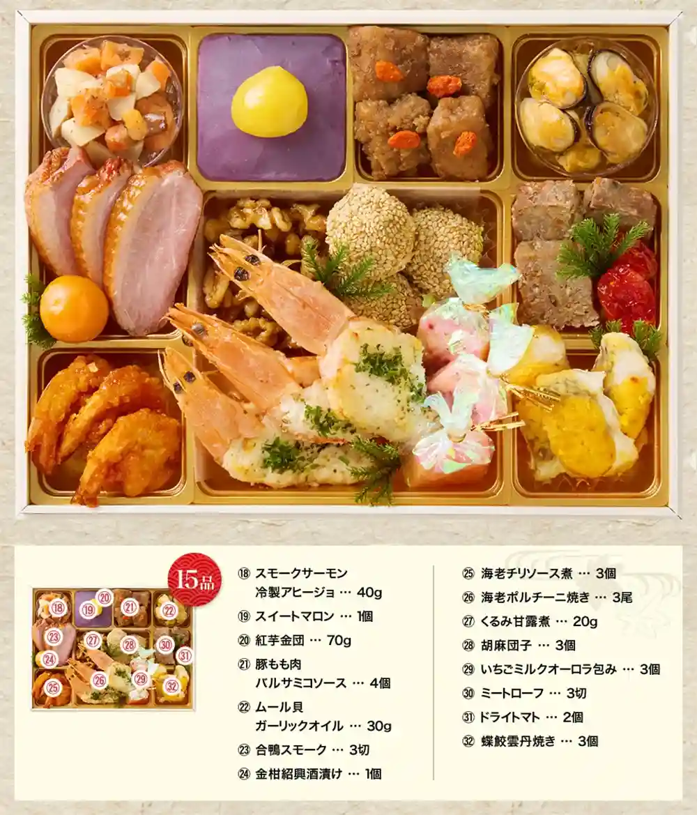 花びしの御節「絢華」2025年御重2