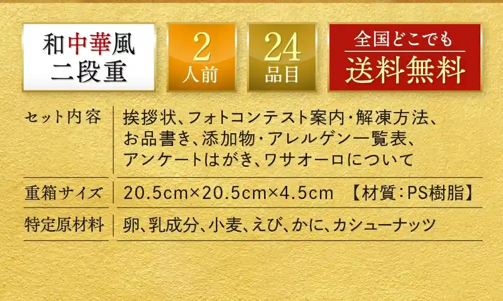 板前魂の御節「八宝」2025年説明