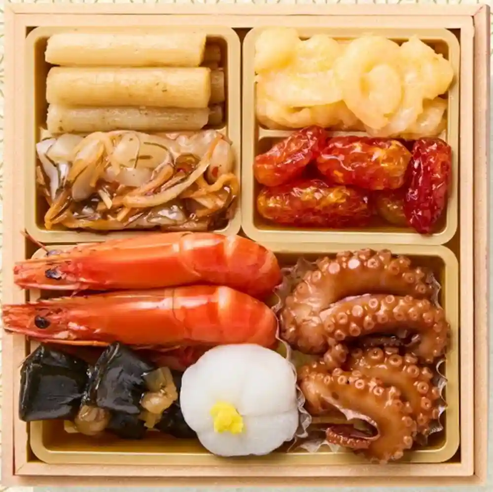 板前魂の御節「春小箱」2025年御重１ズーム