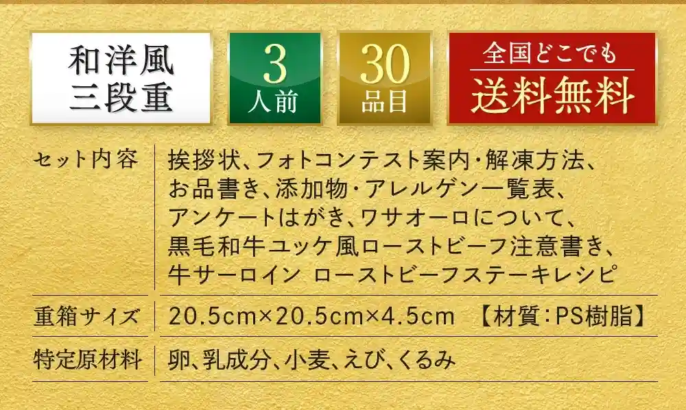 板前魂の御節「肉三昧」2025年説明