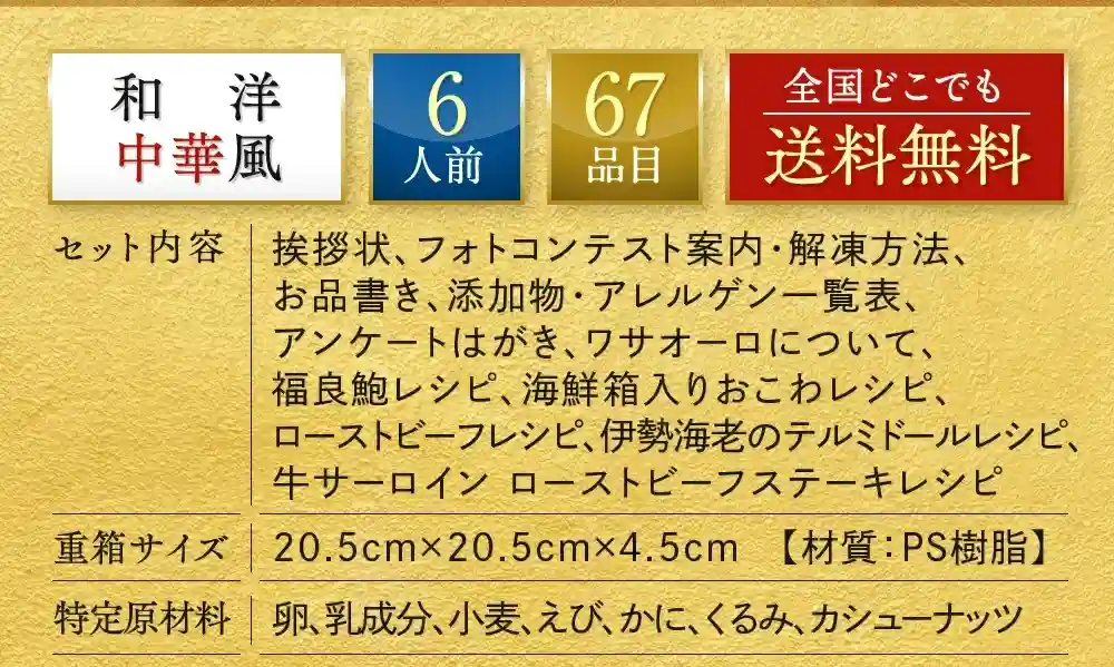 板前魂の御節「六段重」2025年説明