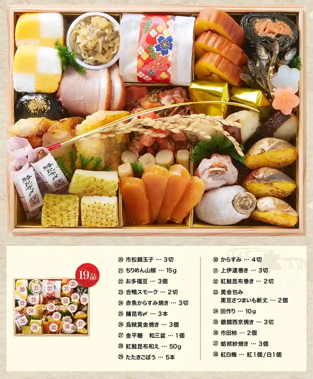 岩本の御節「冠寿」2025年御重2