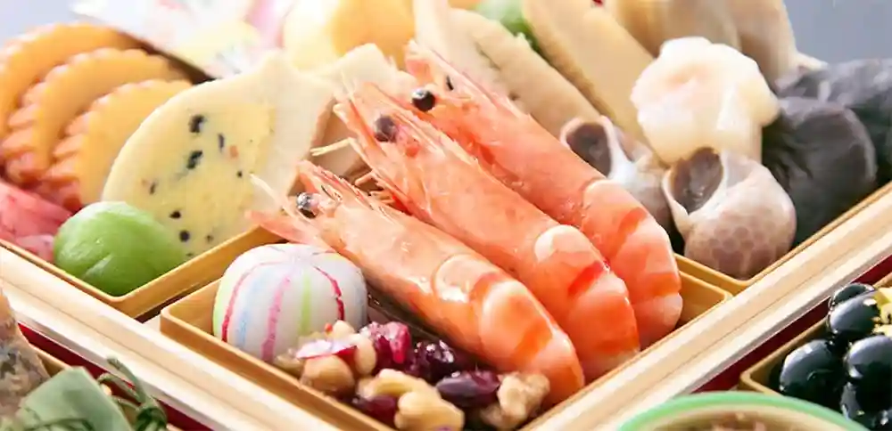 京のむらの御節「昔ながらの京おせち」2025年ズームアップ1