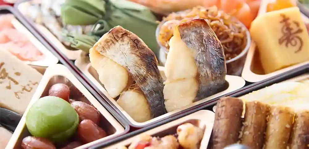 京のむらの御節「錦の伍幸」2025年ズームアップ1