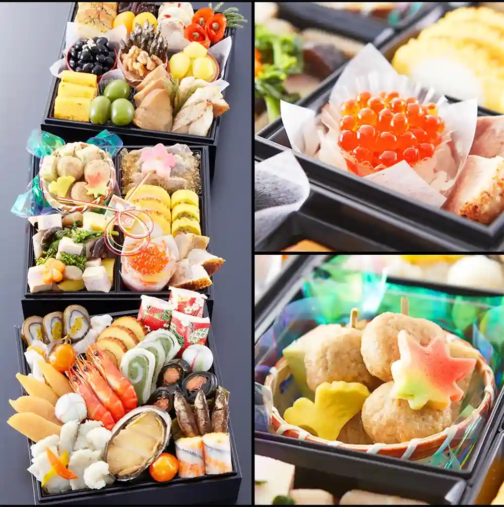 野むら山荘の御節「歳徳仁」2025年ズームアップ2