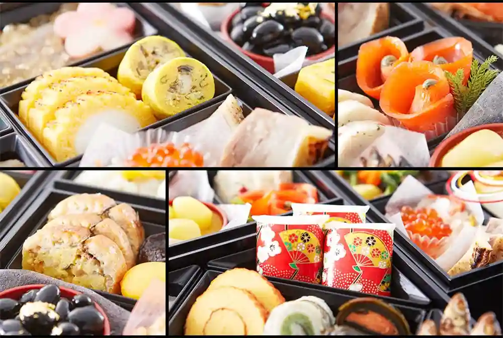 野むら山荘の御節「歳徳仁」2025年ズームアップ3