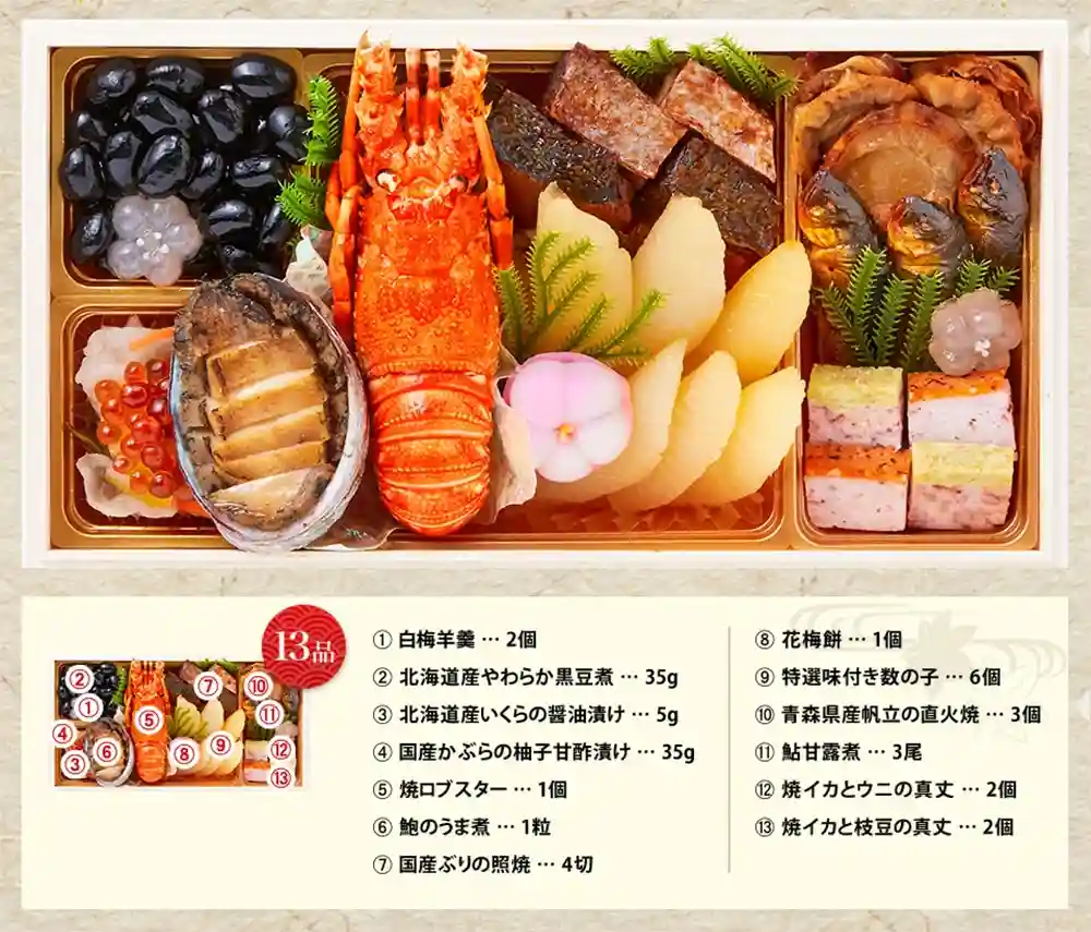 芹生の御節「絢爛」2025年御重1