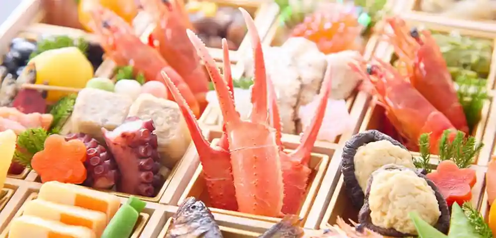 てら岡の御節「楓華」2025年ズームアップ1