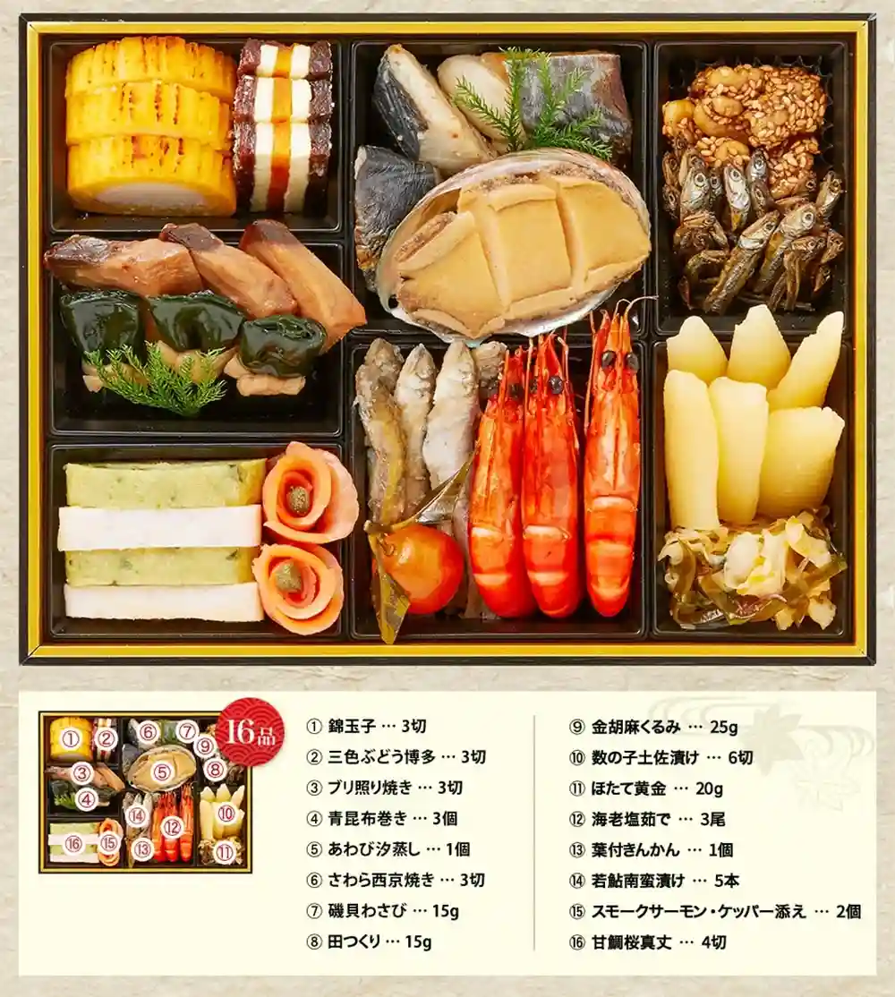 うお仁の御節「仁寿」2025年御重1