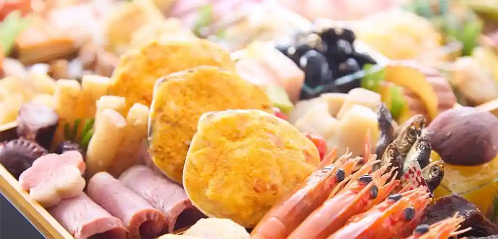 やまのの御節「珠天箱」2025年ズームアップ1