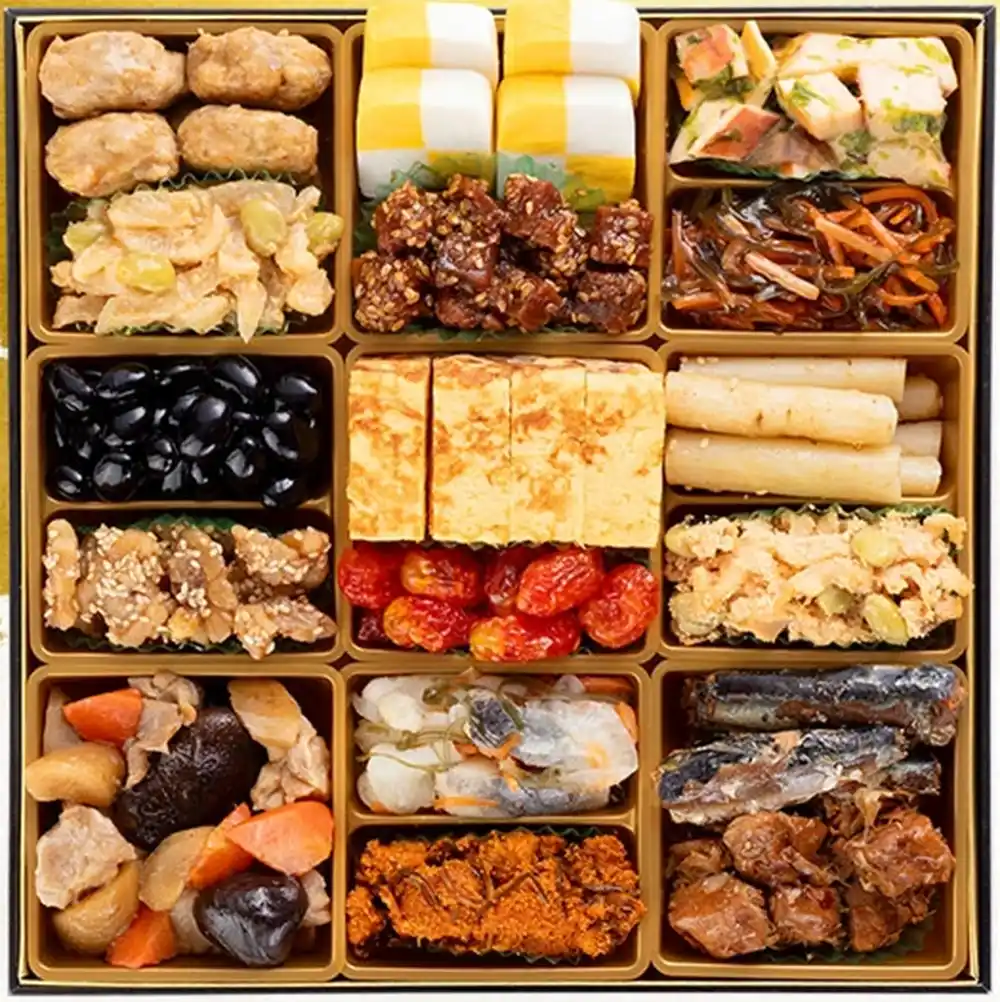 博多久松の御節「博多」2025年御重３ズーム