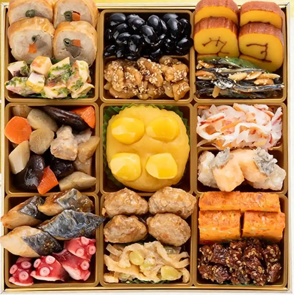 博多久松の御節「千代」2025年御重３ズーム