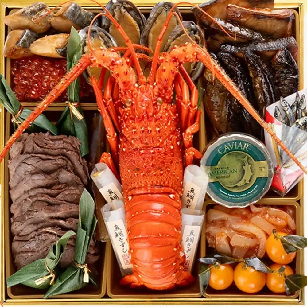 博多久松の御節「大名」2025年御重１ズーム