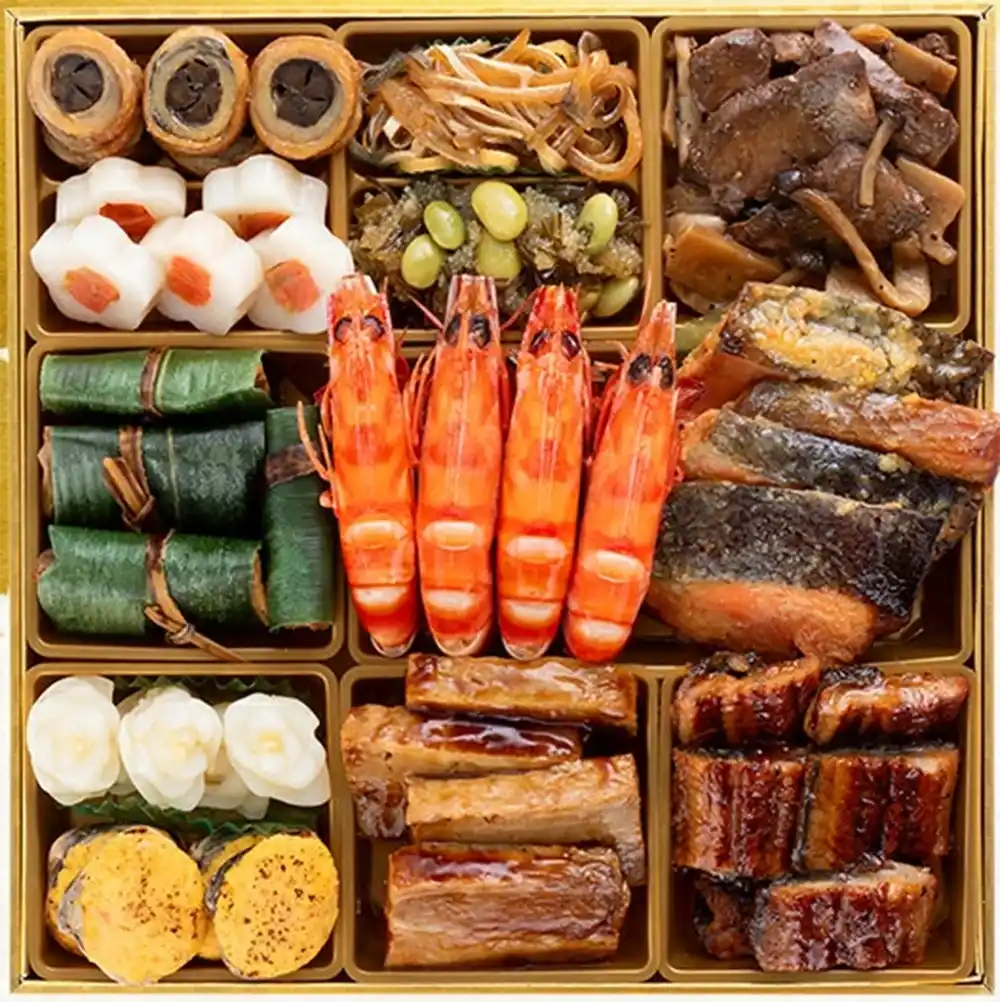 博多久松の御節「大名」2025年御重２ズーム