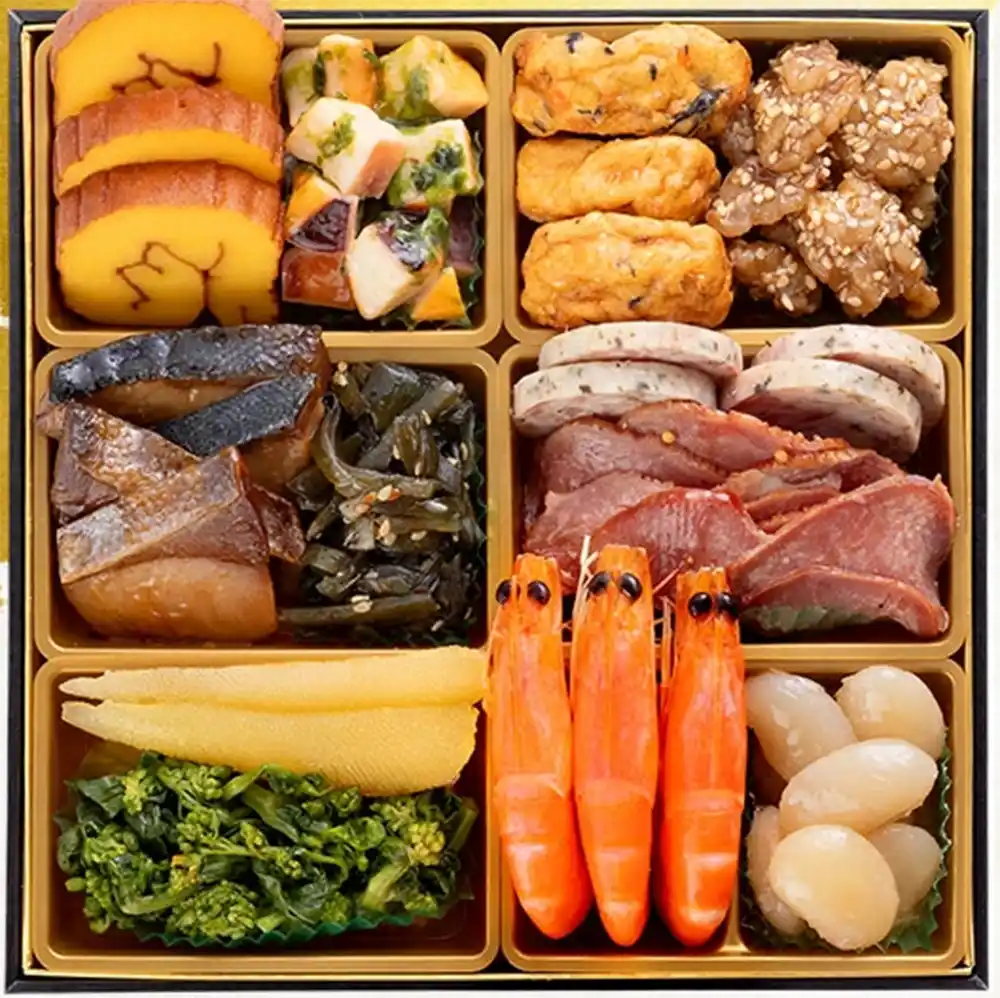 博多久松の御節「玄海」2025年御重１ズーム