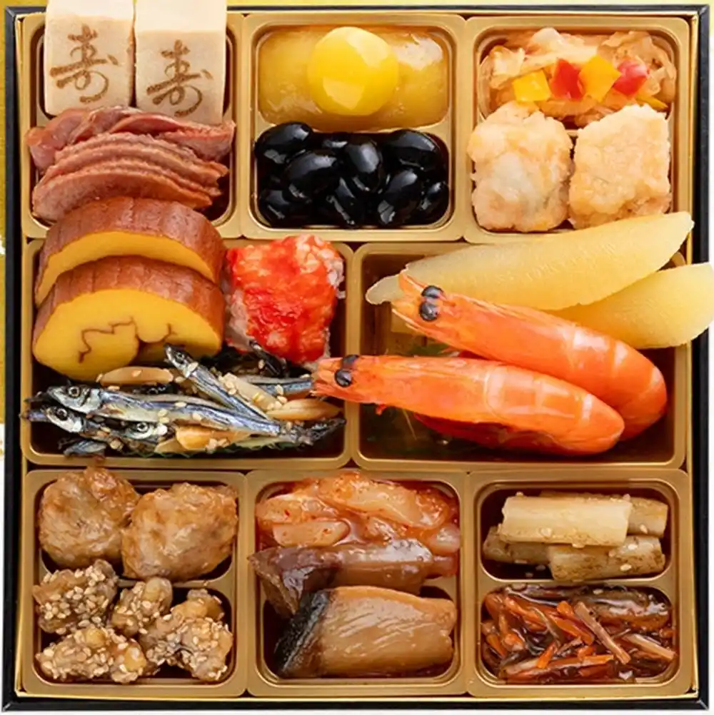 博多久松の御節「祇園」2025年御重ズーム