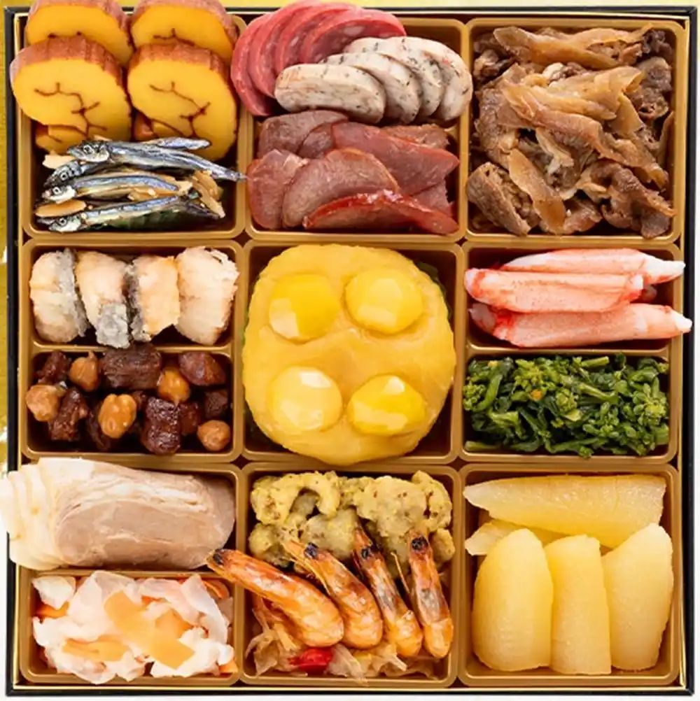 博多久松の御節「博多錦」2025年御重２ズーム