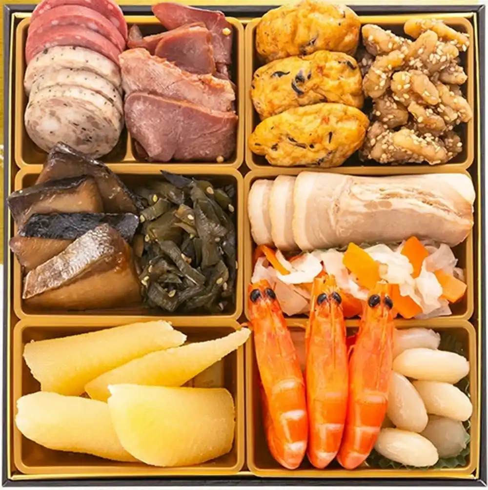 博多久松の御節「舞鶴」2025年御重１ズーム