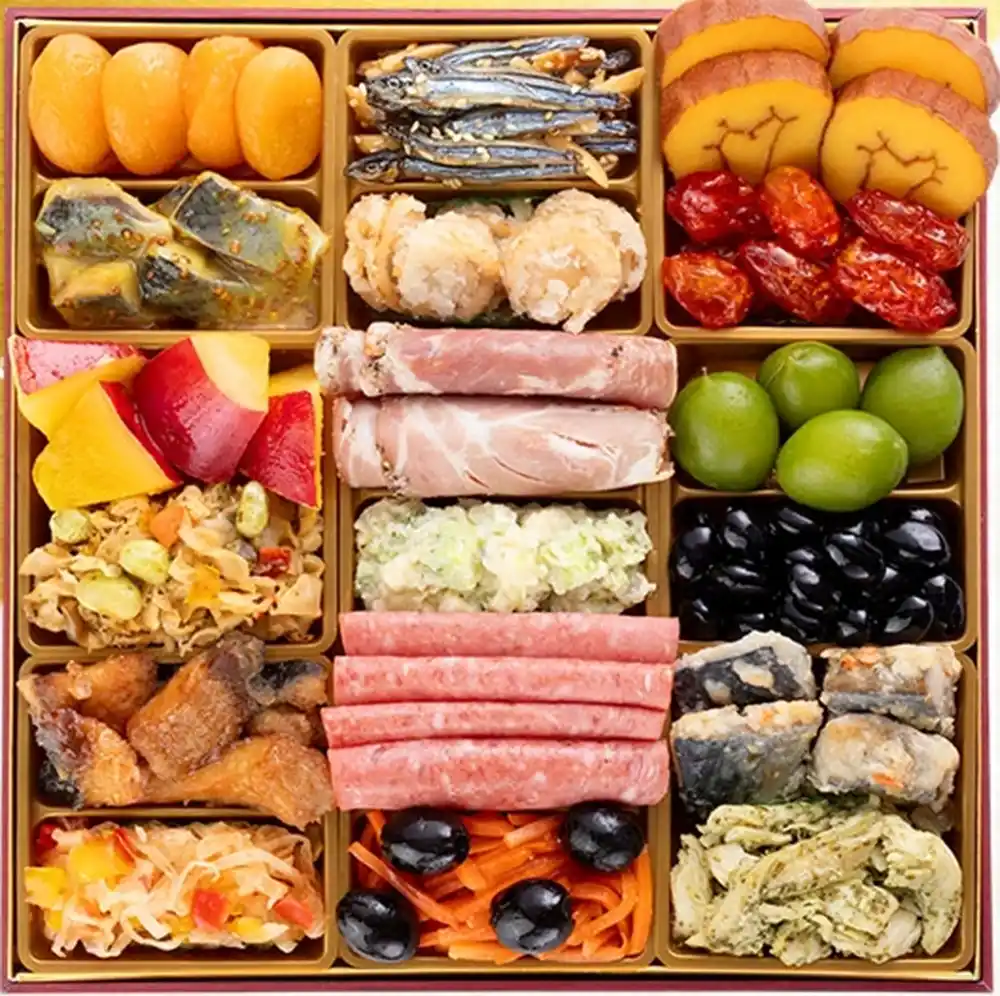 博多久松の御節「Miyabi Akasaka」2025年御重３ズーム