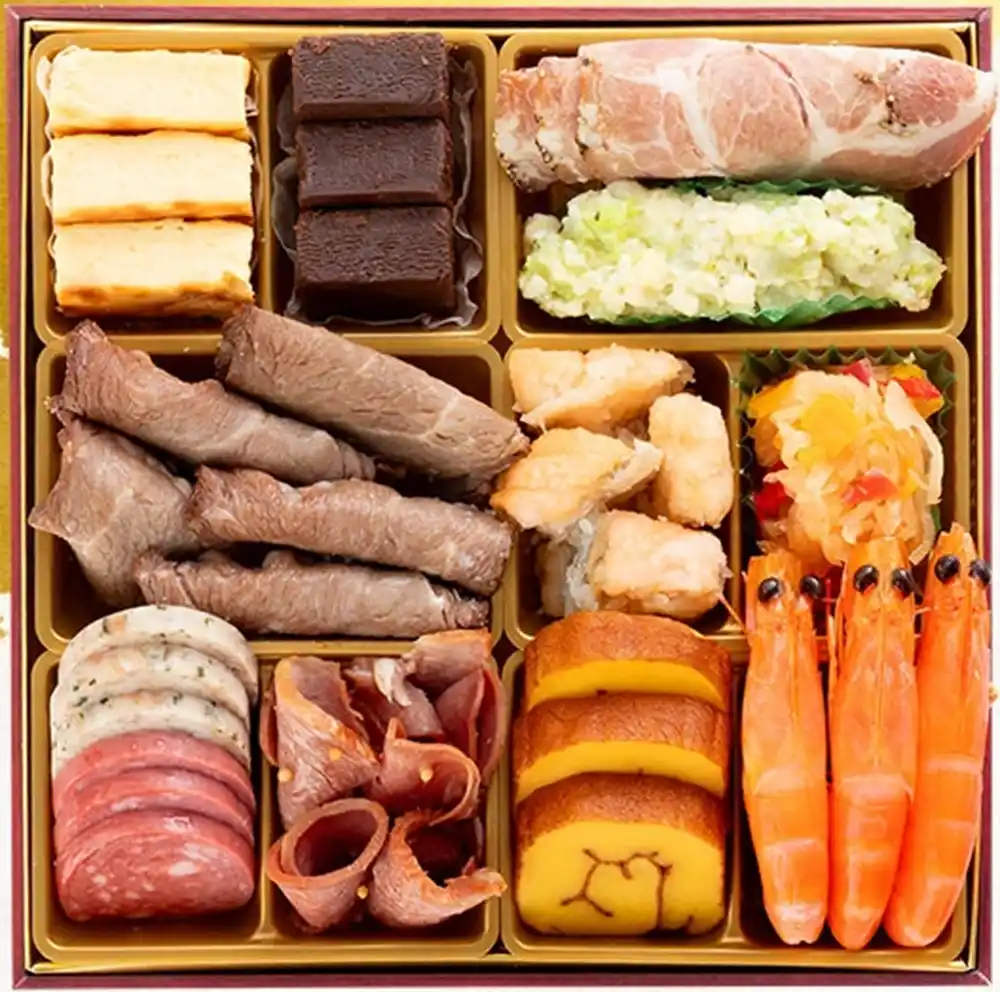 博多久松の御節「Sakurazaka」2025年御重１ズーム