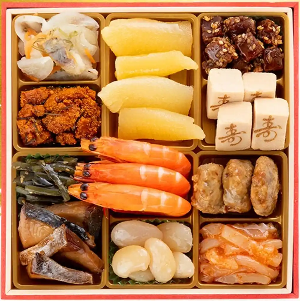 博多久松の御節「高羽」2025年御重１ズーム