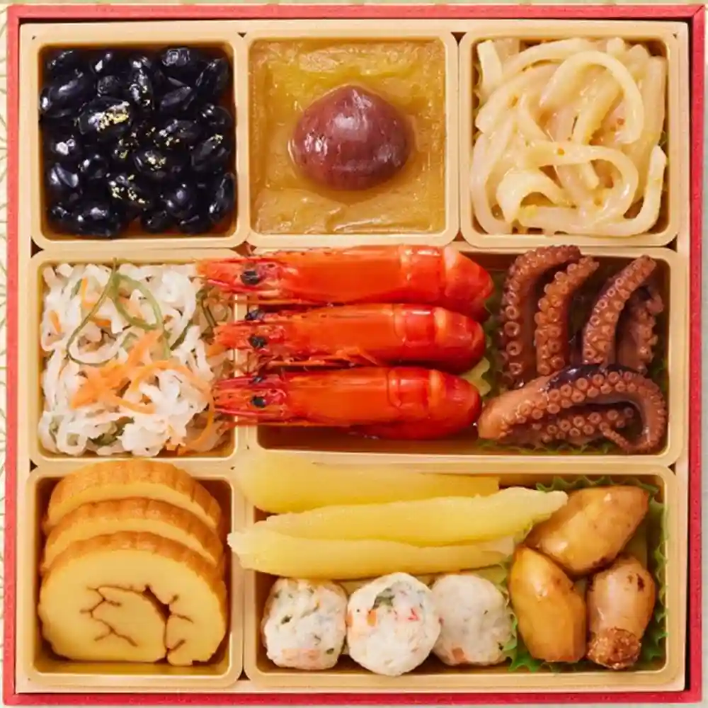 板前魂の御節「万里」2025年御重３ズーム