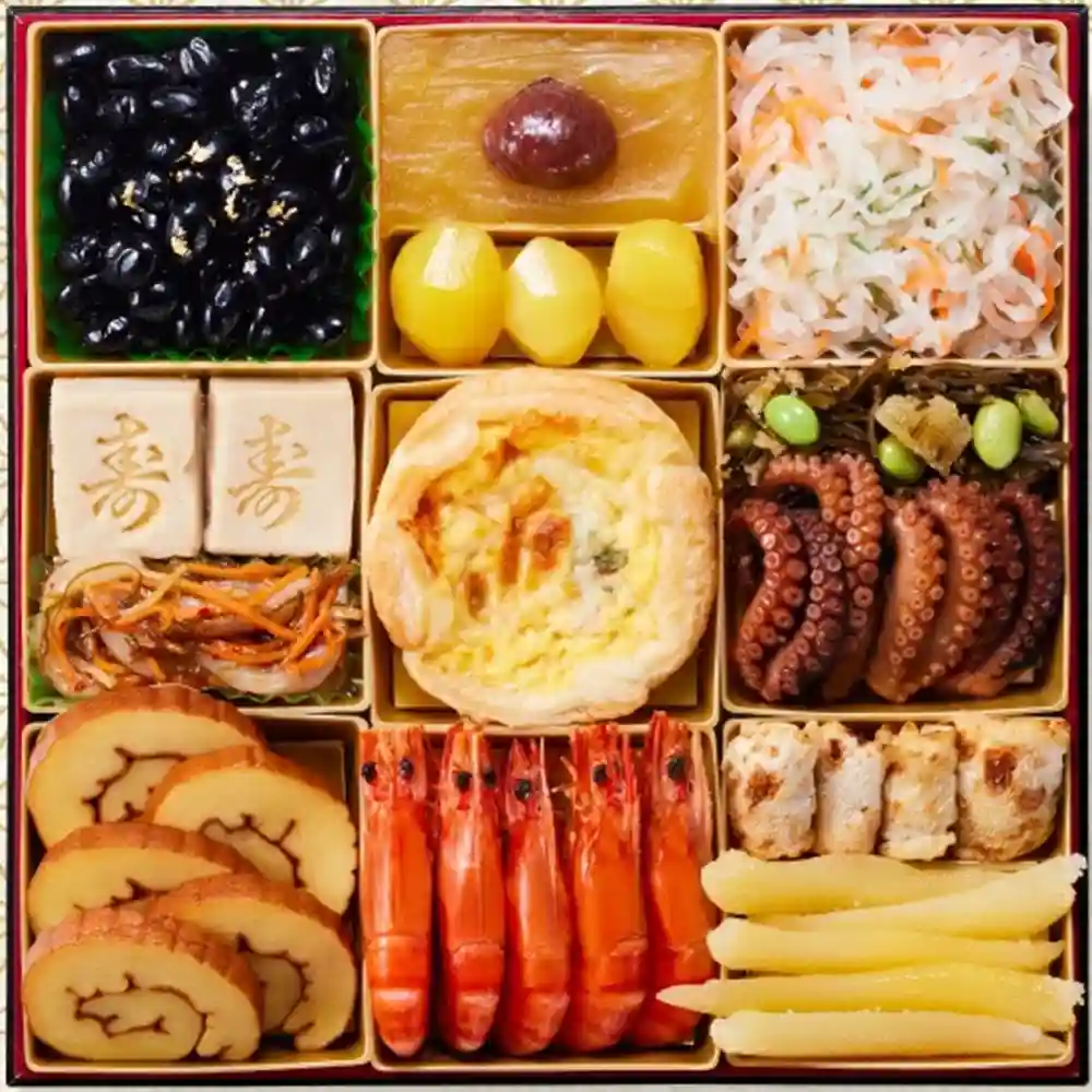 板前魂の御節「朱雀」2025年御重３ズーム