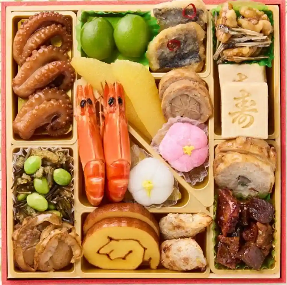 板前魂の御節「やわらかおせち三段重」2025年御重２ズーム