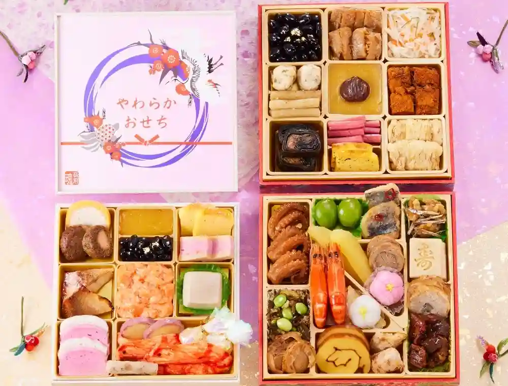 板前魂の御節「やわらかおせち三段重」2025年