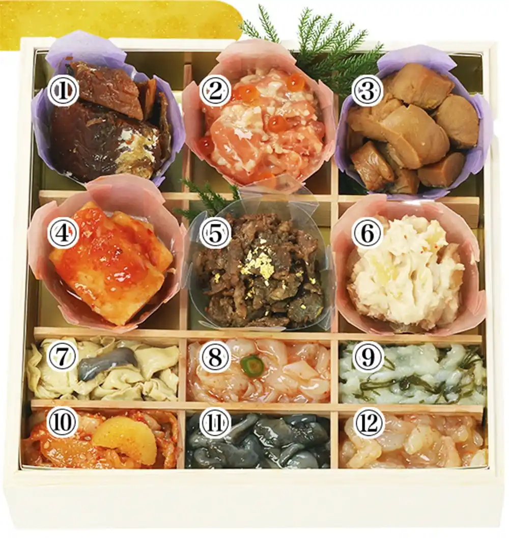 杵屋の御節「仙楽」2025年御重３