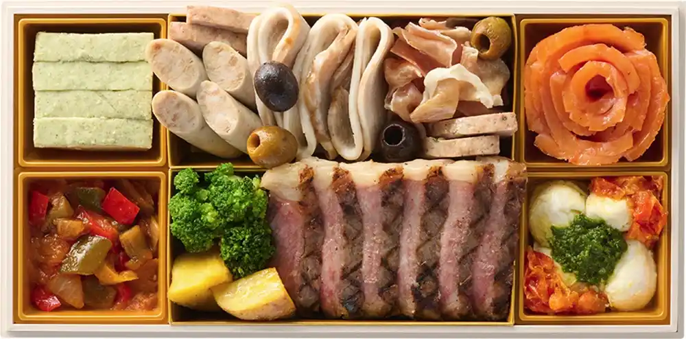 SL Creationsの御節「ボーノフェスタ」2025年御重1