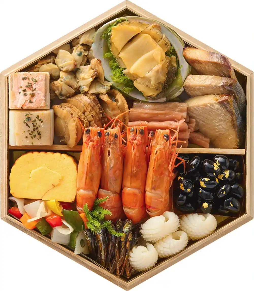 SL Creationsの御節「加賀亀甲重」2025年御重１