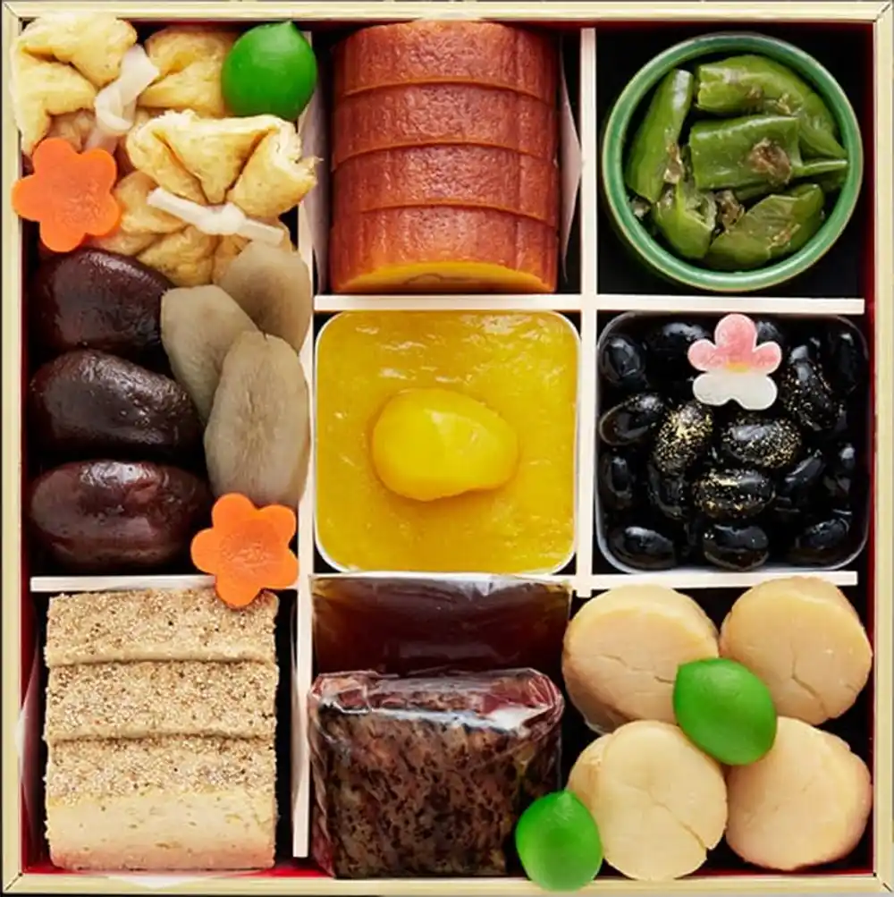 京菜味のむらの御節「平安絵巻」2025年御重３