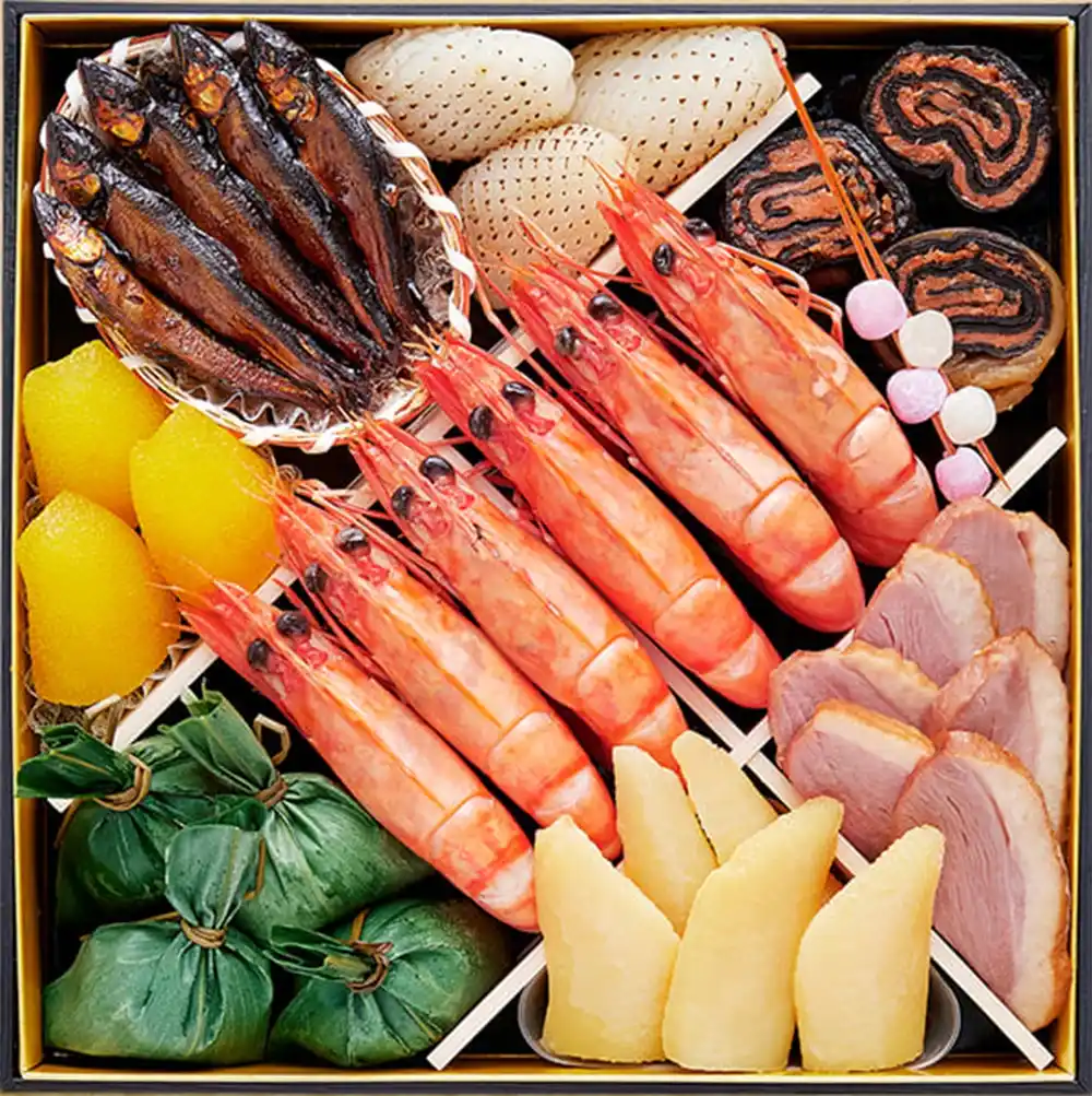 京菜味のむらの御節「朱雀」2025年御重１