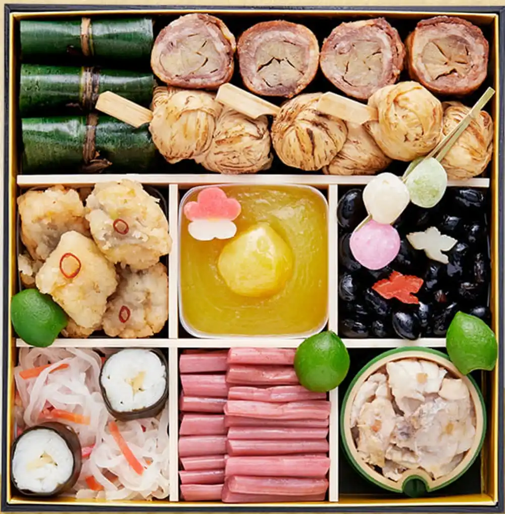 京菜味のむらの御節「朱雀」2025年御重３